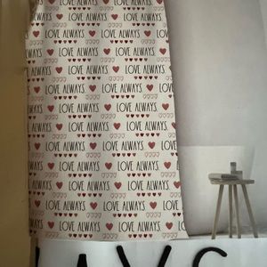 Rae Dunn shower curtain liner